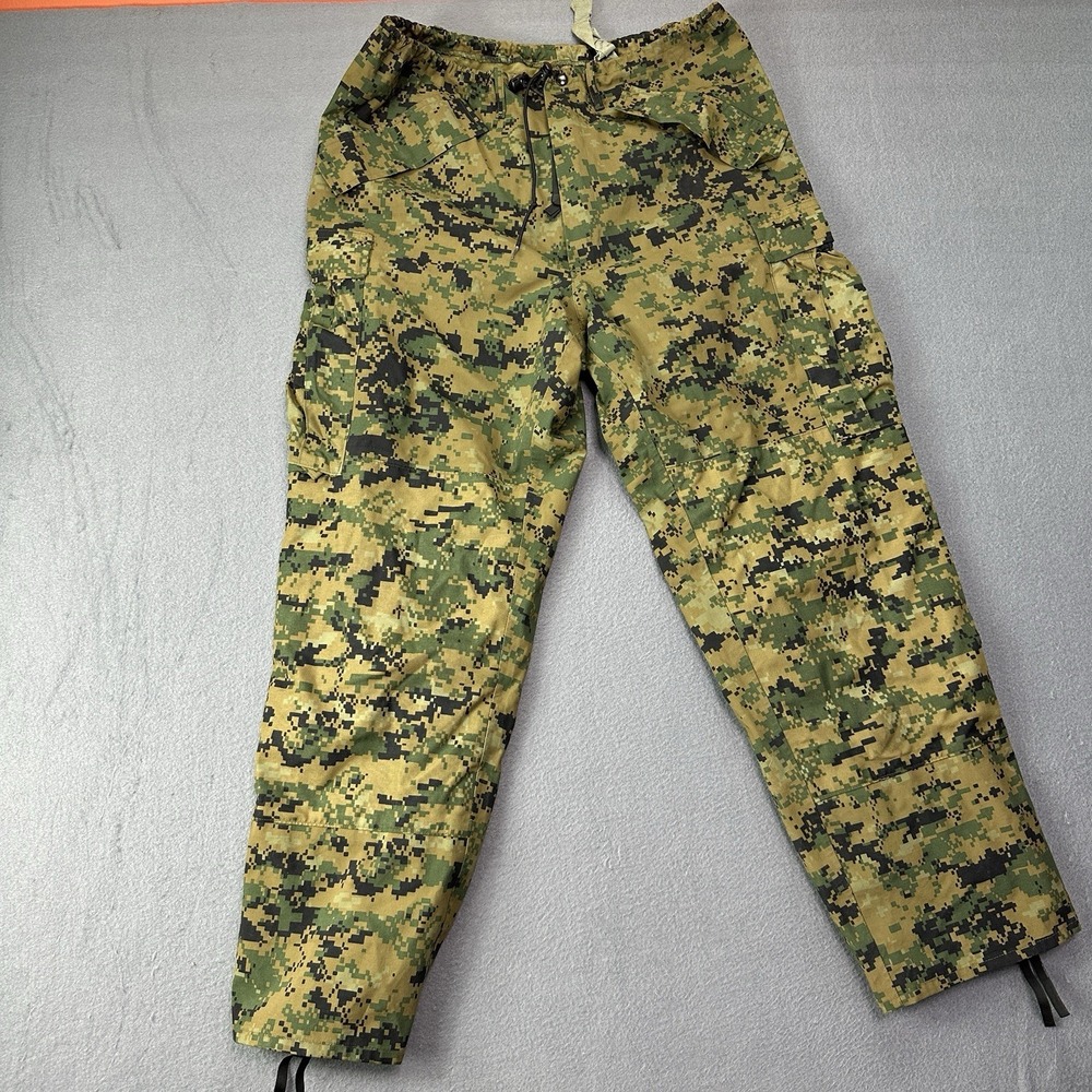 USMC Woodland Marpat Camo Goretex Pants Trousers  APECS Medium Regular MR